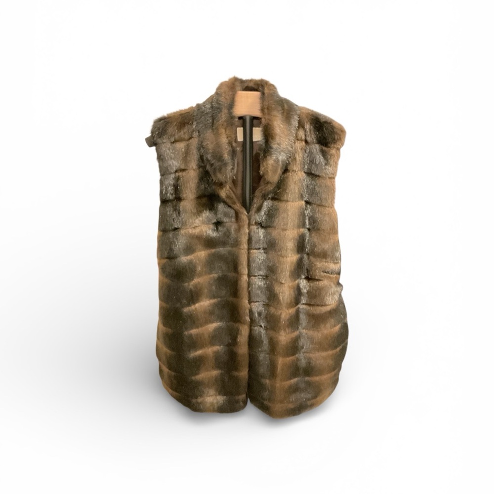 Michaels Brown Faux Fur Vest